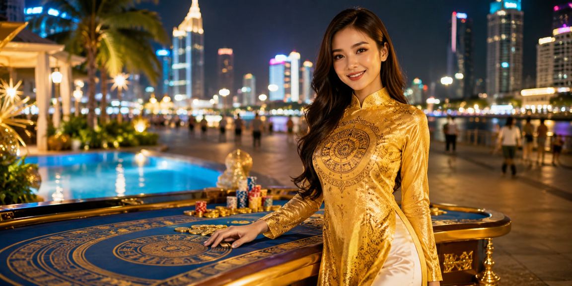 Người phụ nữ mặc áo dài tại TP Hồ Chí Minh theo dõi kèo cá cược bóng đá trực tuyến
