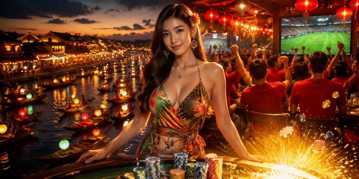 Không khí lễ hội Tết tại Hội An với các trò chơi giải trí và casino trực tuyến