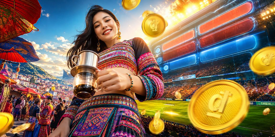 Người dùng tại Sapa thưởng thức cà phê và xem thông tin cá cược trực tuyến