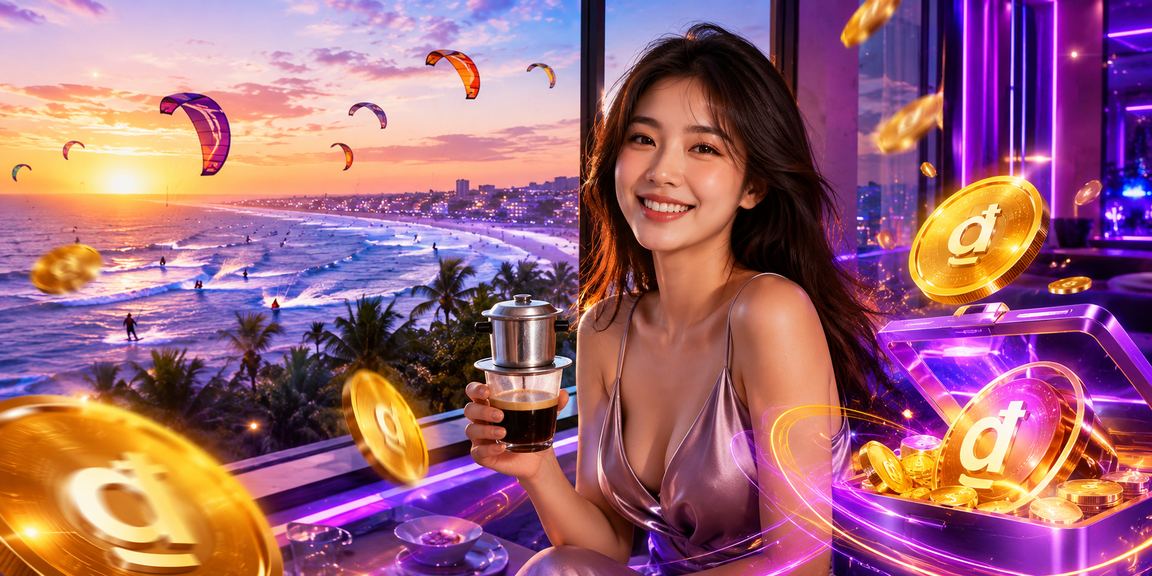 Giao diện trò chơi slots trực tuyến trên điện thoại di động của người dùng Việt Nam